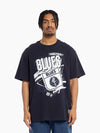 Carlton Blues Abstract Logo Tee