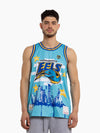 Parramatta Eels Graffiti Basketball Jersey