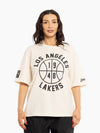 Women's L.A Lakers Mono Vintage Boxy Tee