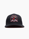 Miami Heat Black Team Logo Pro Pinch Snapback