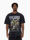 Richmond Tiger Flaming Skull Footy Tee