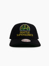 Seattle Supersonics Neon Logo Pro Crown Snapback