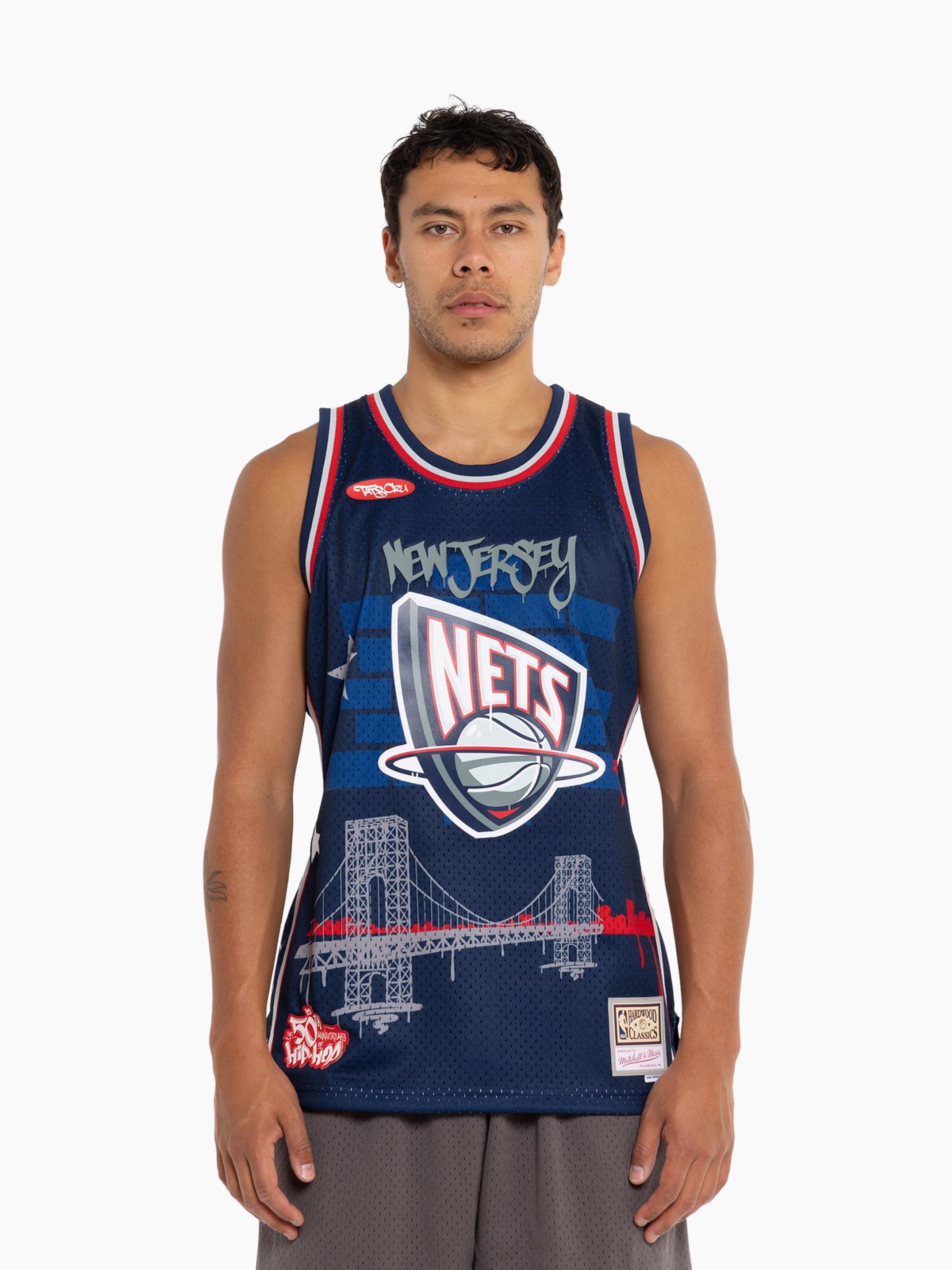 New Jersey Nets NBA x Tats Cru Swingman Jersey – Mitchell & Ness